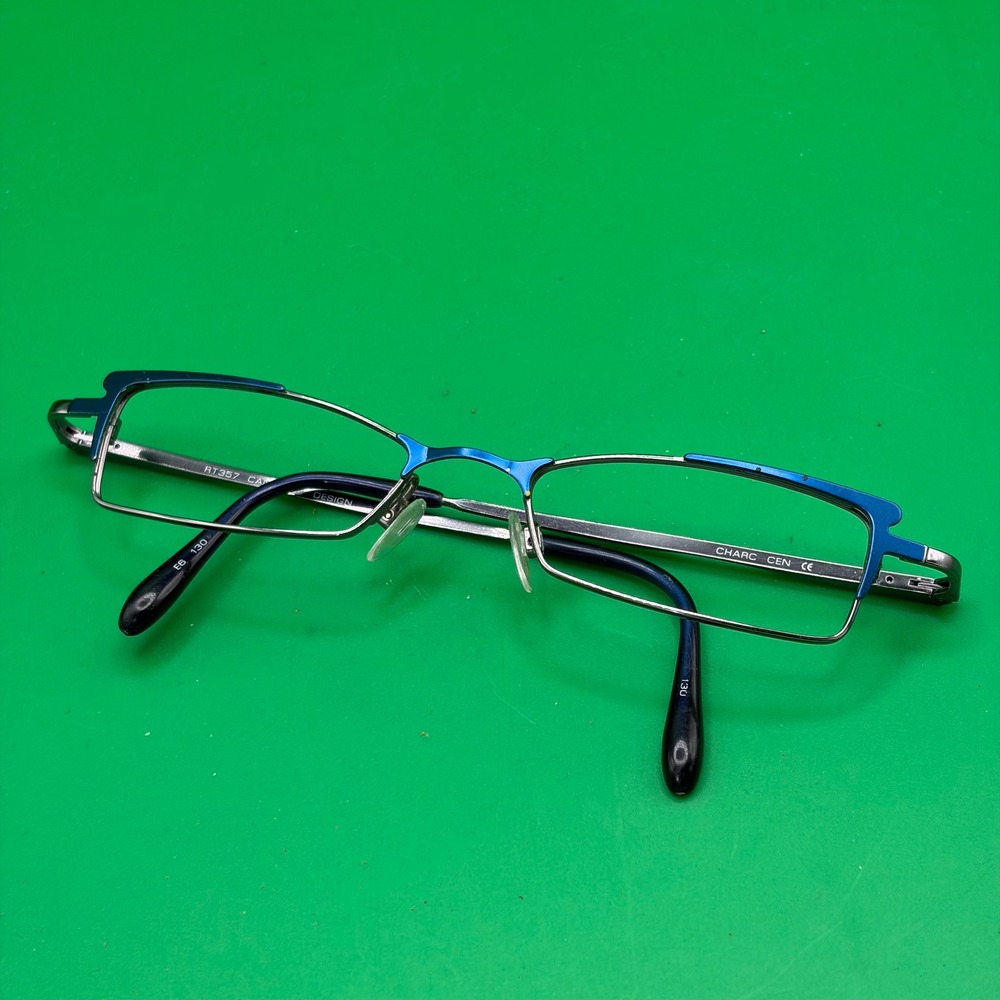 Roots RT357 Womens Charcoal Blue Rectangle Eyeglasses Frames 47-18-130 Canadian